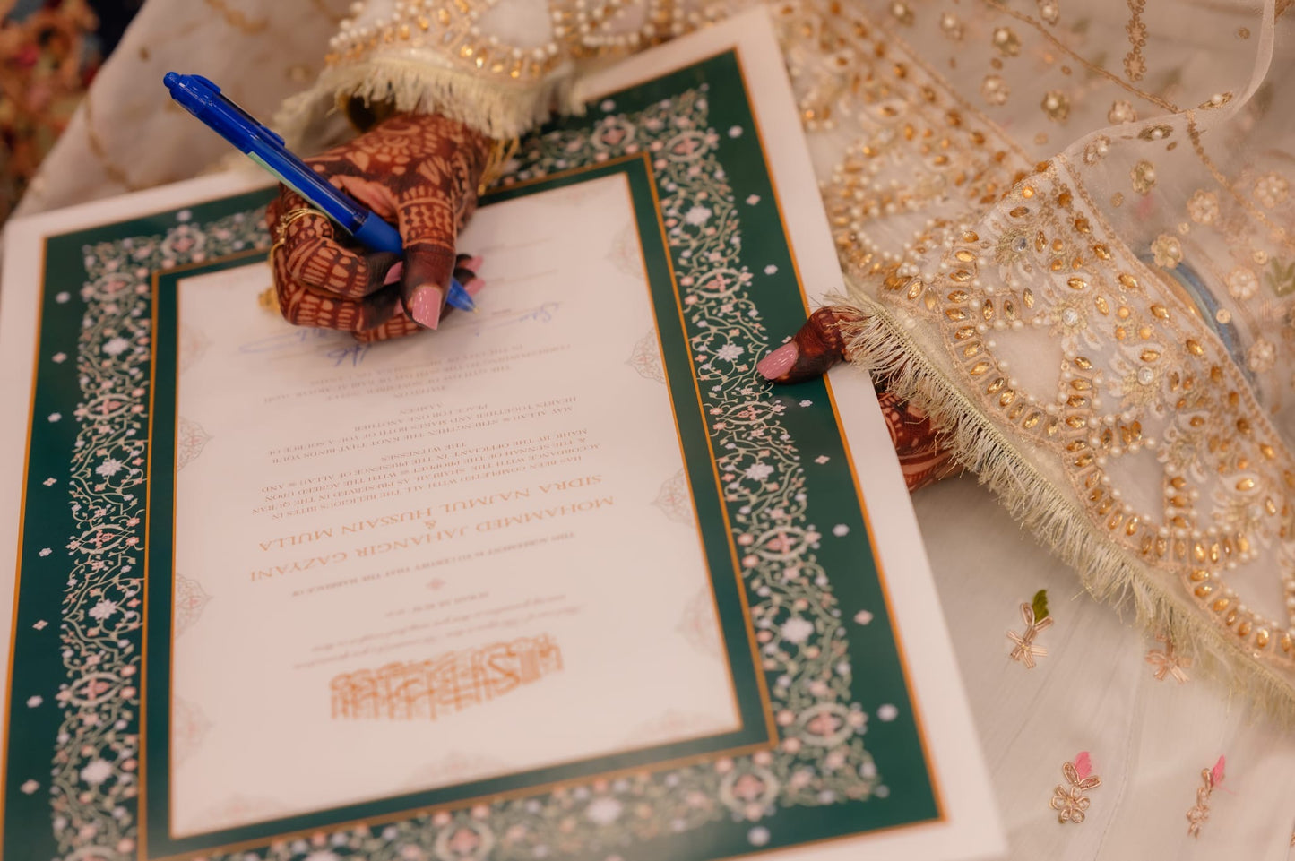 Zumurrud - Nikah Certificate