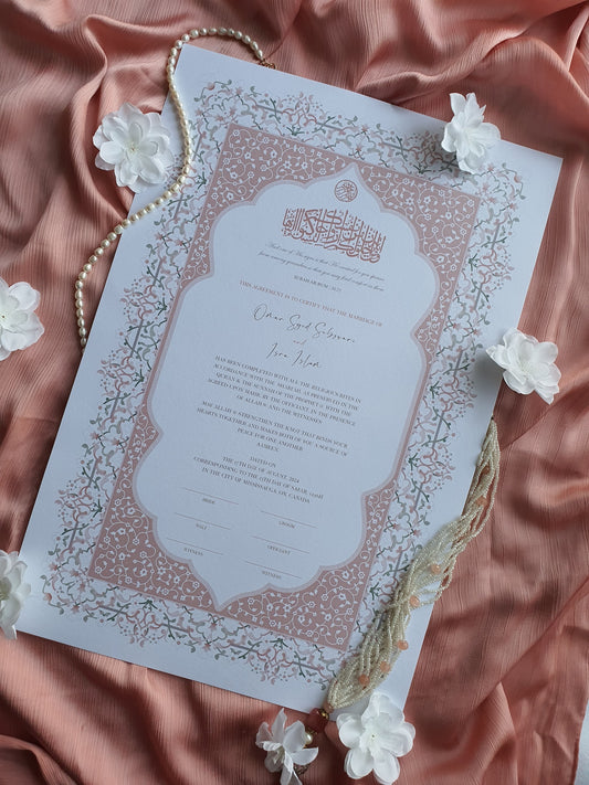 Wa'd - Nikah Certificate